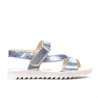 Sandales enfants 525 bleu argenté