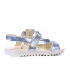 Sandales enfants 525 bleu argenté