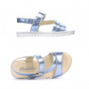 Sandales enfants 525 bleu argenté
