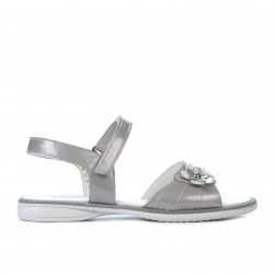 Sandales enfants 524 vernis gris