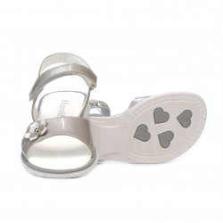 Sandales enfants 524 vernis gris