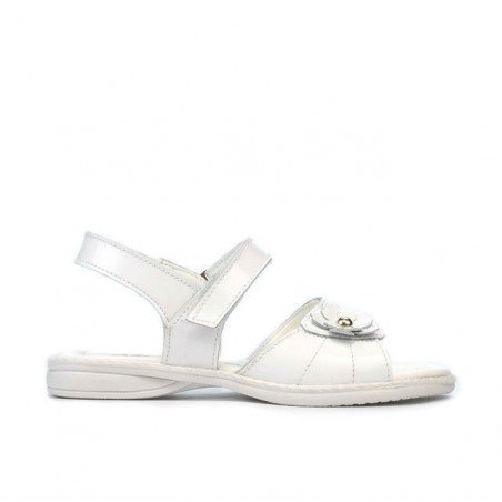 Sandales enfants petits 55c laque blanc