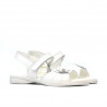 Sandales enfants petits 55c laque blanc
