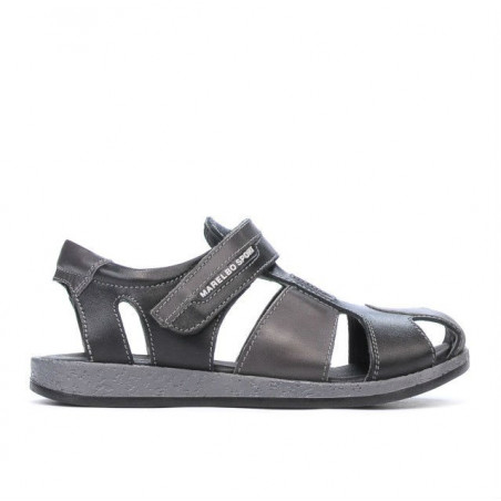 Sandales enfants 324 noir+gris