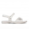 Sandales enfants 524 vernis blanc