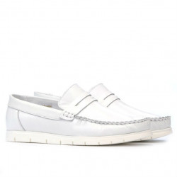Mocassins femme 692 blanc