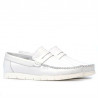 Mocassins femme 692 blanc