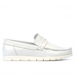 Mocassins femme 692 blanc