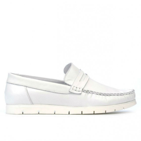 Mocassins femme 692 blanc