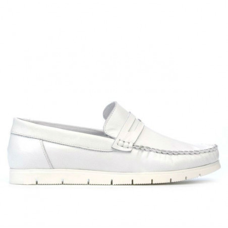Mocassins femme 692 blanc