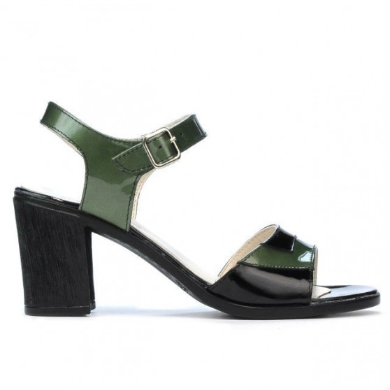 Sandales femme 5042 vert+noir Sandales femme 5042 vert+noir