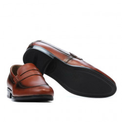 Chaussures décontractées / élégantes hommes 875 en cognac
