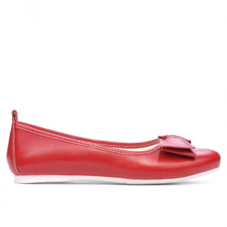 Ballerines femme 638 rouge