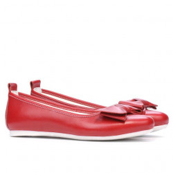 Ballerines femme 638 rouge