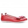 Ballerines femme 638 rouge