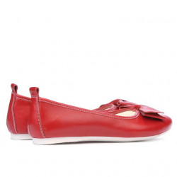 Ballerines femme 638 rouge