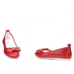 Ballerines femme 638 rouge