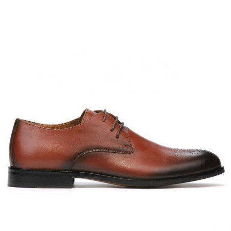 Chaussures élégantes hommes 878 en cognac