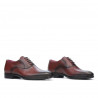 Chaussures élégantes hommes 876 en bordeaux