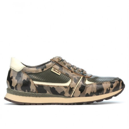 Baskets hommes 833 café camouflage