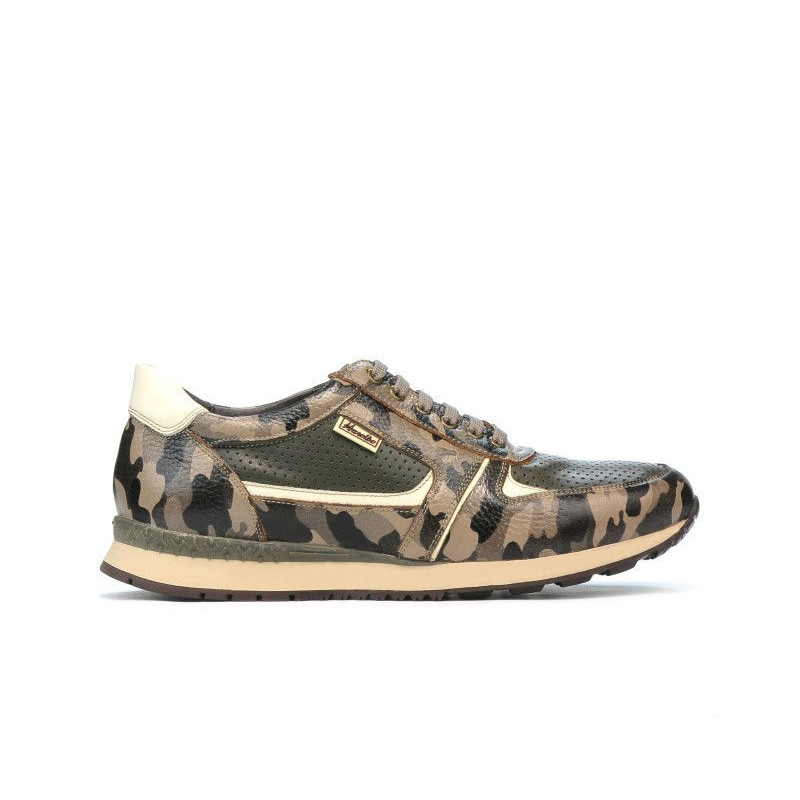 Baskets hommes 833 café camouflage