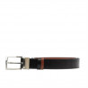 Ceinture hommes 08b bicolore biz noir+marron
