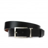 Ceinture hommes 08b bicolore biz noir+marron