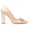 Chaussures élégantes femme 1262 vernis ivoire