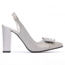 Sandales femme 1267 gris antilope combiné