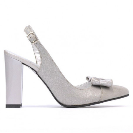 Sandales femme 1267 gris antilope combiné
