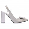 Sandales femme 1267 gris antilope combiné