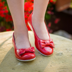 Ballerines femme 638 rouge lifestyle