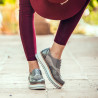 Chaussures décontractées femme 683-1 gris nacré combiné