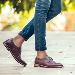 Chaussures décontractées homme 873 bordeaux