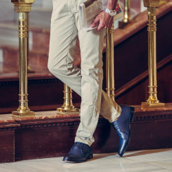 Chaussures élégantes hommes 878 a indigo