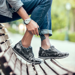 Chaussures de sport homme 833 gris camouflage lifestyle