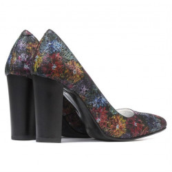 Chaussures élégantes femme 1261 noir pastel