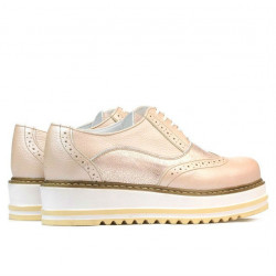 Chaussures décontractées femme 683-1 poudre combiné