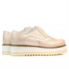 Chaussures décontractées femme 683-1 poudre combiné