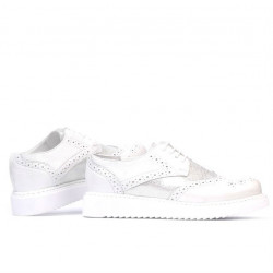 Chaussures casual femme 663-2 blanc nacré combiné