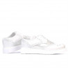 Chaussures casual femme 663-2 blanc nacré combiné