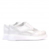 Chaussures casual femme 663-2 blanc nacré combiné