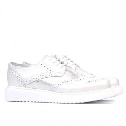 Chaussures casual femme 663-2 blanc nacré combiné