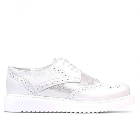 Chaussures casual femme 663-2 blanc nacré combiné