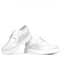 Chaussures casual femme 663-2 blanc nacré combiné