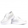 Chaussures casual femme 663-2 blanc nacré combiné