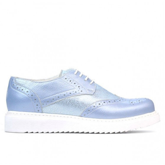 Chaussures casual femme 663-2 bleu nacré combiné Chaussures casual femme 663-2 bleu nacré combiné
