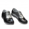 Chaussures casual femme 693 noir combiné