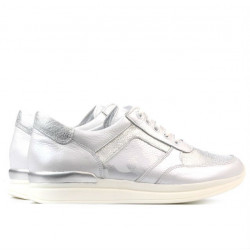 Baskets femme 694 blanc nacré combiné