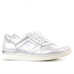 Baskets femme 694 blanc nacré combiné
